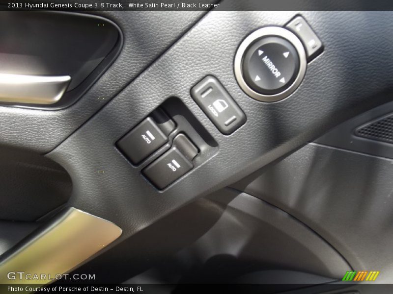 White Satin Pearl / Black Leather 2013 Hyundai Genesis Coupe 3.8 Track