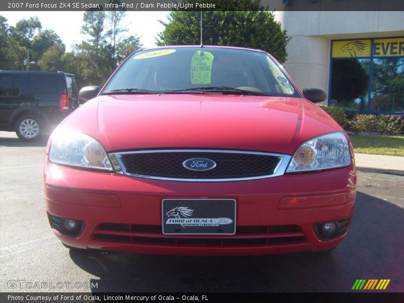 Infra-Red / Dark Pebble/Light Pebble 2007 Ford Focus ZX4 SE Sedan