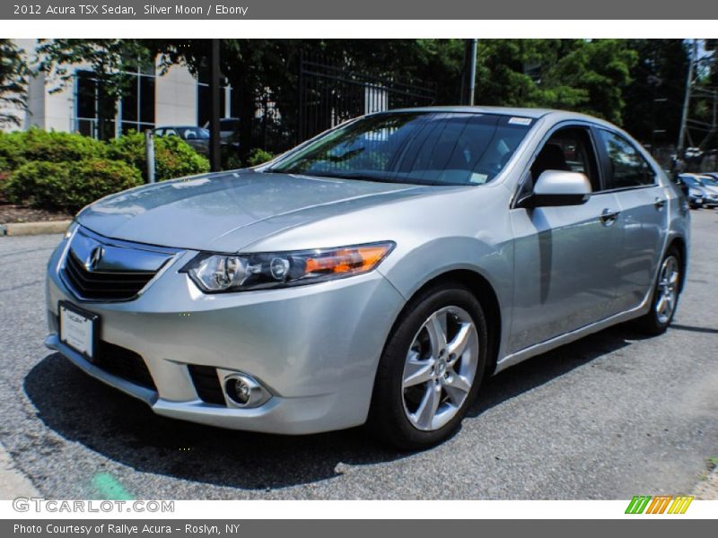 Silver Moon / Ebony 2012 Acura TSX Sedan