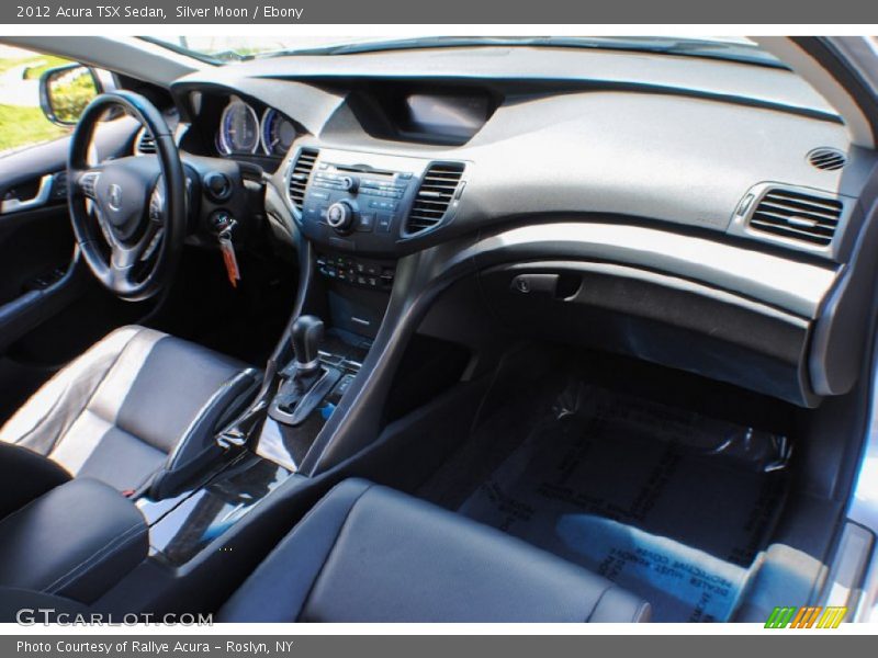 Silver Moon / Ebony 2012 Acura TSX Sedan
