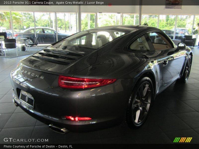 Agate Grey Metallic / Luxor Beige 2013 Porsche 911 Carrera Coupe