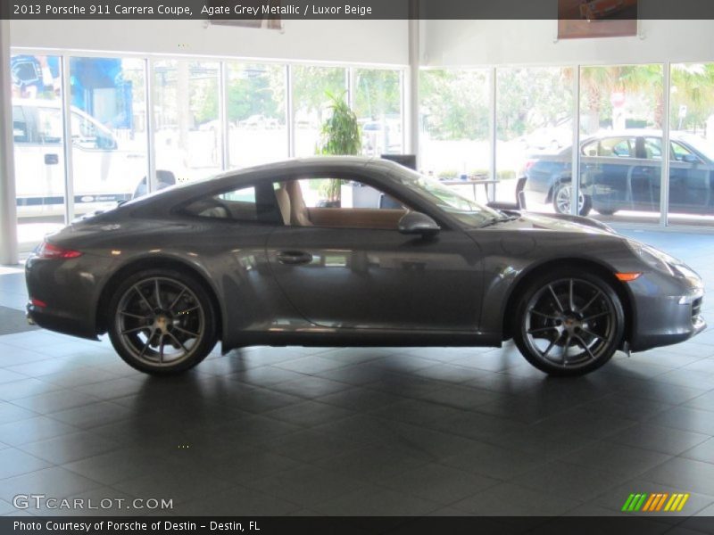 Agate Grey Metallic / Luxor Beige 2013 Porsche 911 Carrera Coupe