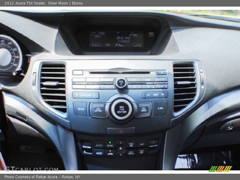 Silver Moon / Ebony 2012 Acura TSX Sedan