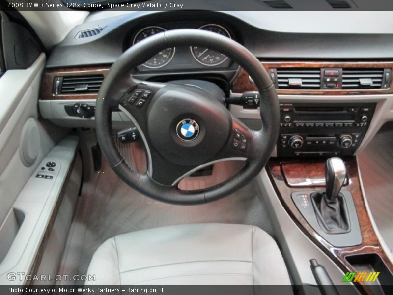 Space Grey Metallic / Gray 2008 BMW 3 Series 328xi Coupe