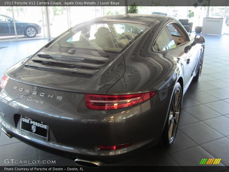 Agate Grey Metallic / Luxor Beige 2013 Porsche 911 Carrera Coupe