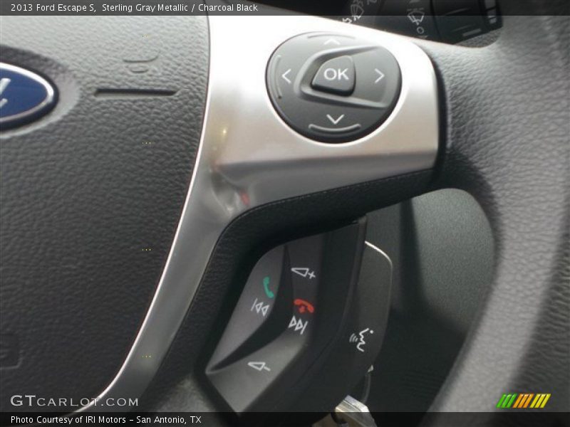 Sterling Gray Metallic / Charcoal Black 2013 Ford Escape S