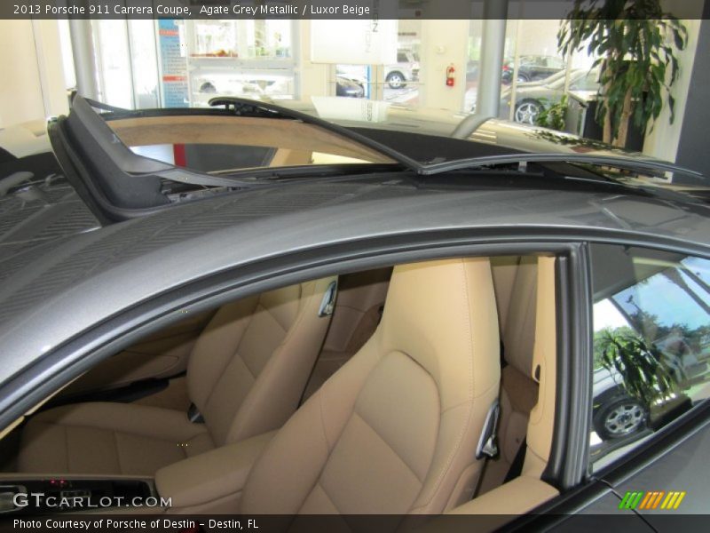 Agate Grey Metallic / Luxor Beige 2013 Porsche 911 Carrera Coupe