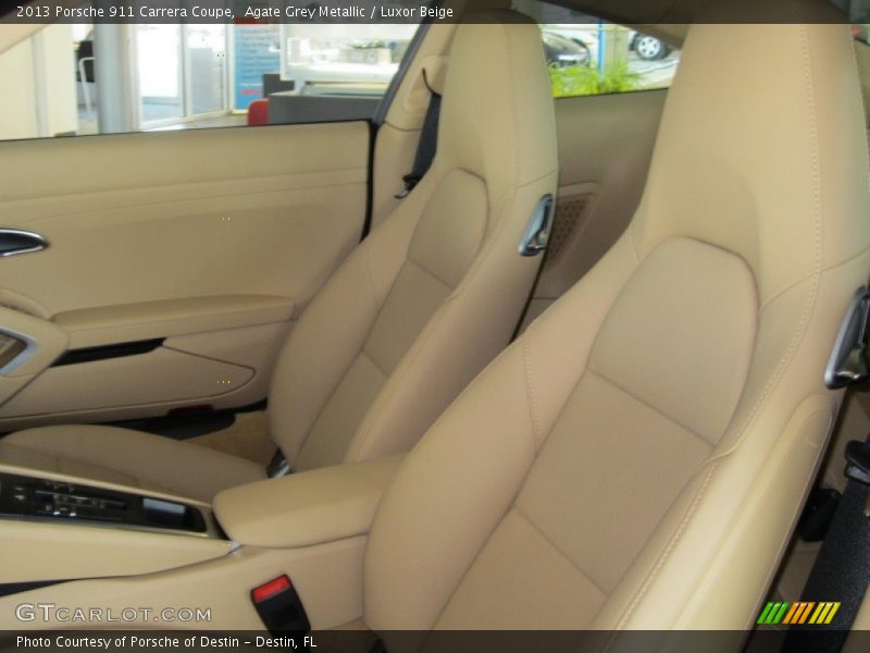 Agate Grey Metallic / Luxor Beige 2013 Porsche 911 Carrera Coupe