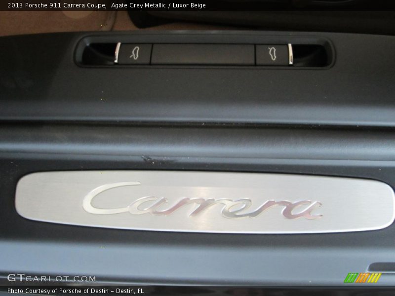 Agate Grey Metallic / Luxor Beige 2013 Porsche 911 Carrera Coupe