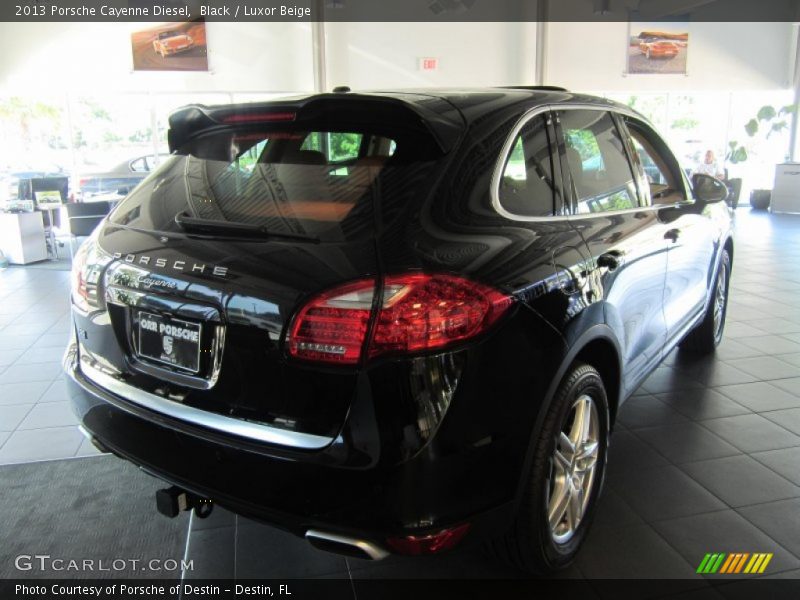 Black / Luxor Beige 2013 Porsche Cayenne Diesel