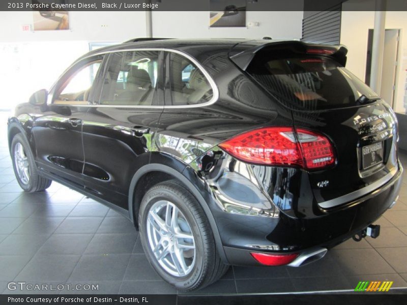 Black / Luxor Beige 2013 Porsche Cayenne Diesel