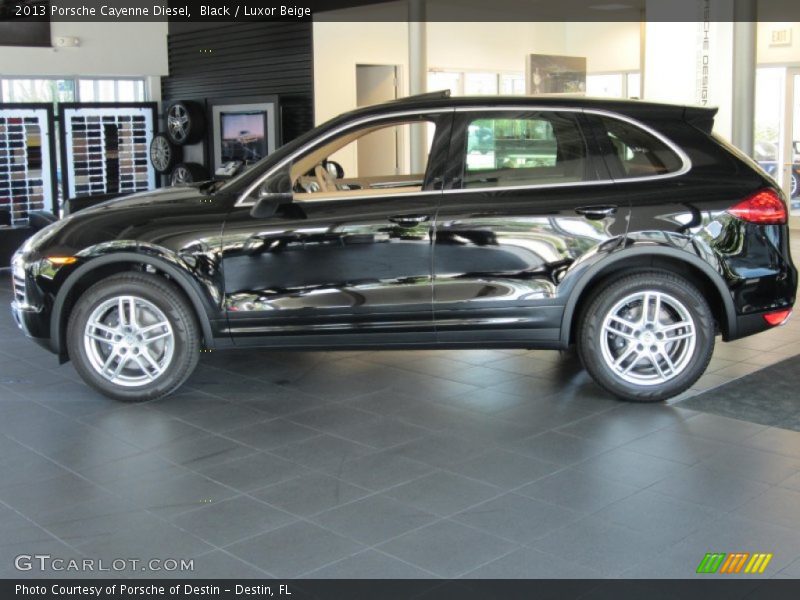 Black / Luxor Beige 2013 Porsche Cayenne Diesel