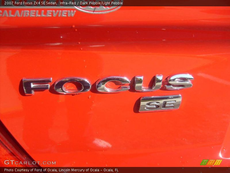 Infra-Red / Dark Pebble/Light Pebble 2007 Ford Focus ZX4 SE Sedan