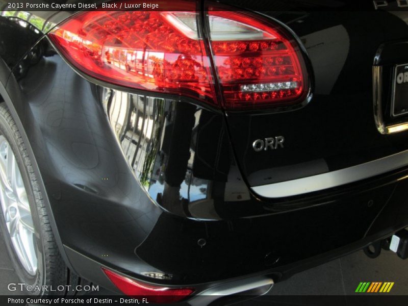 Black / Luxor Beige 2013 Porsche Cayenne Diesel