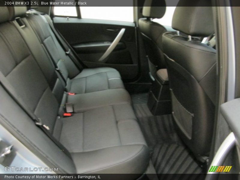 Blue Water Metallic / Black 2004 BMW X3 2.5i