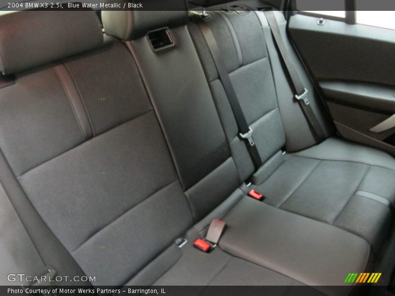 Blue Water Metallic / Black 2004 BMW X3 2.5i
