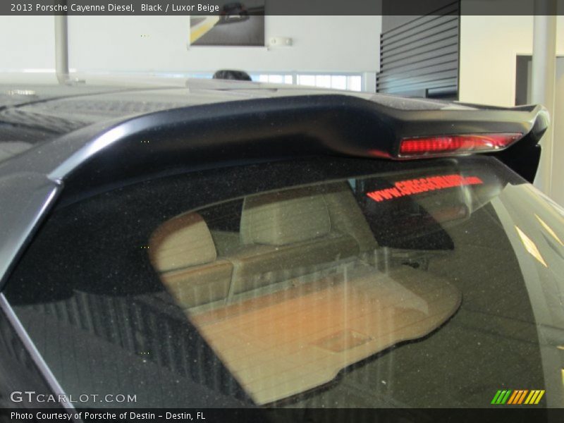 Black / Luxor Beige 2013 Porsche Cayenne Diesel