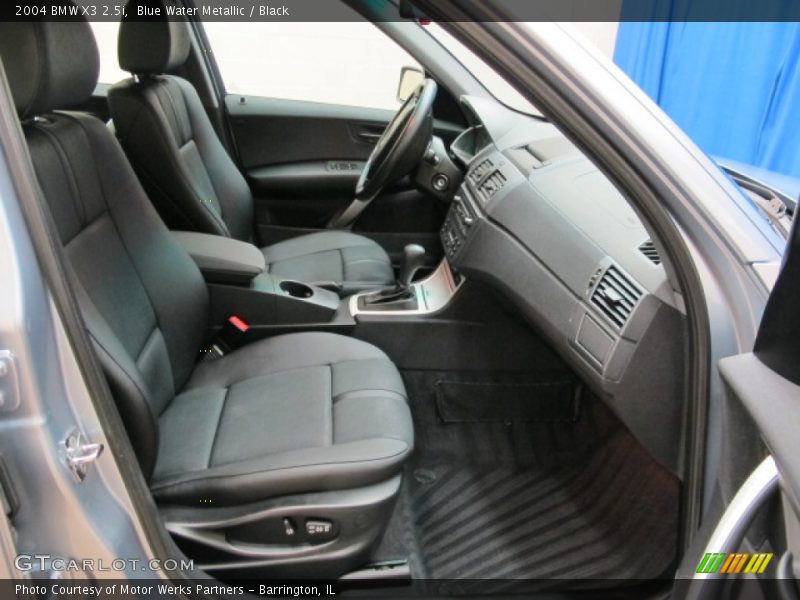 Blue Water Metallic / Black 2004 BMW X3 2.5i