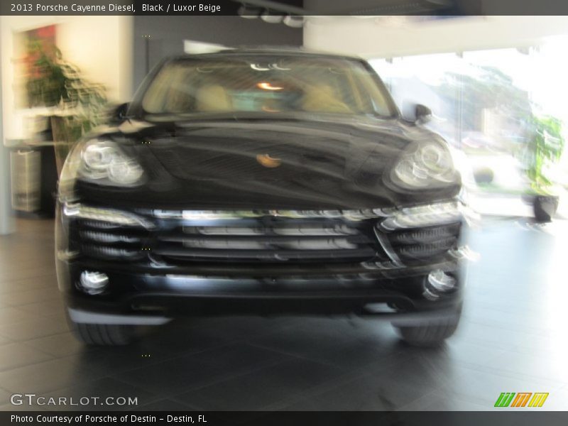 Black / Luxor Beige 2013 Porsche Cayenne Diesel