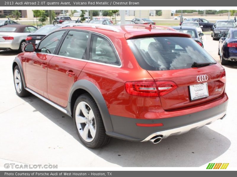 Volcano Red Metallic / Chestnut Brown 2013 Audi Allroad 2.0T quattro Avant