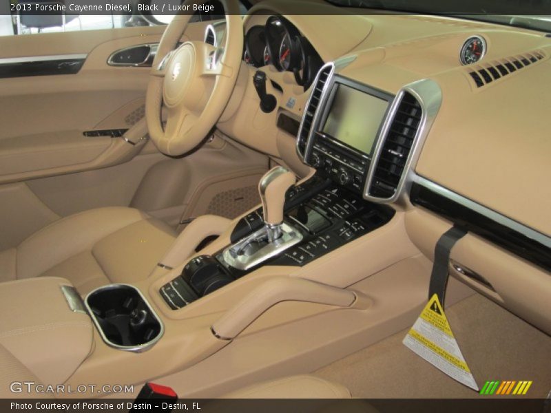 Black / Luxor Beige 2013 Porsche Cayenne Diesel