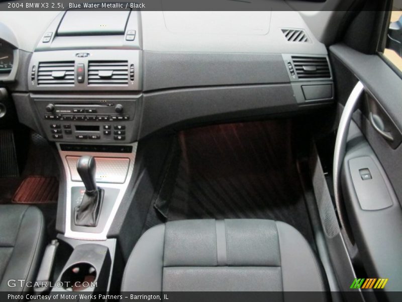 Blue Water Metallic / Black 2004 BMW X3 2.5i