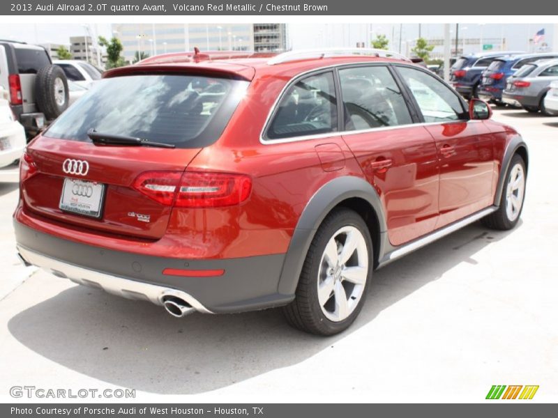 Volcano Red Metallic / Chestnut Brown 2013 Audi Allroad 2.0T quattro Avant