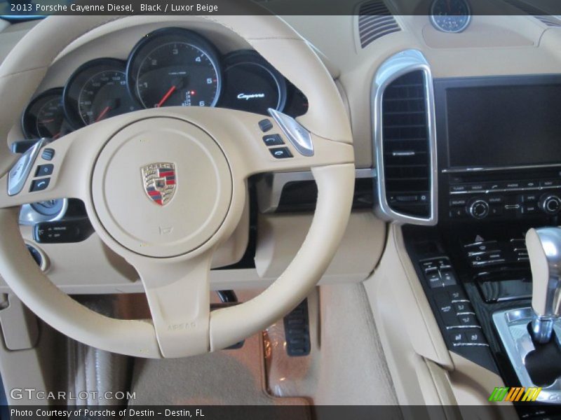 Black / Luxor Beige 2013 Porsche Cayenne Diesel