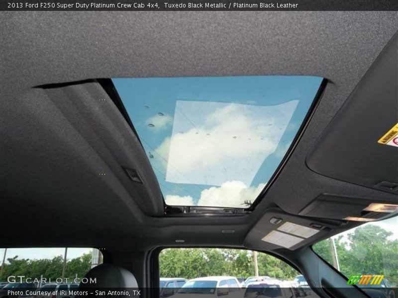 Tuxedo Black Metallic / Platinum Black Leather 2013 Ford F250 Super Duty Platinum Crew Cab 4x4