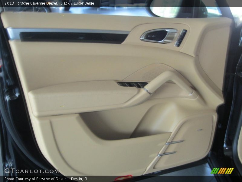 Black / Luxor Beige 2013 Porsche Cayenne Diesel