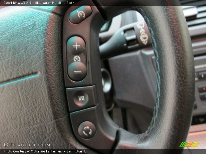 Blue Water Metallic / Black 2004 BMW X3 2.5i