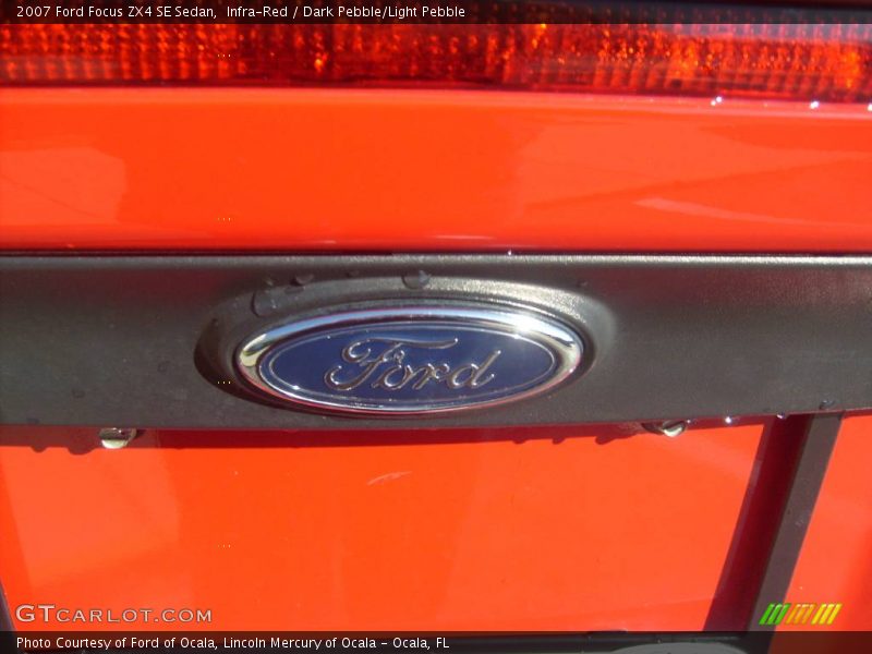 Infra-Red / Dark Pebble/Light Pebble 2007 Ford Focus ZX4 SE Sedan