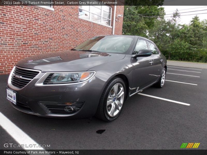 Carbon Grey Metallic / Parchment 2011 Saab 9-5 Turbo4 Premium Sedan