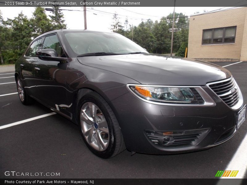 Carbon Grey Metallic / Parchment 2011 Saab 9-5 Turbo4 Premium Sedan
