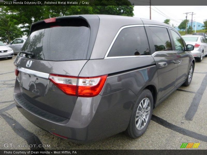 Polished Metal Metallic / Gray 2013 Honda Odyssey EX