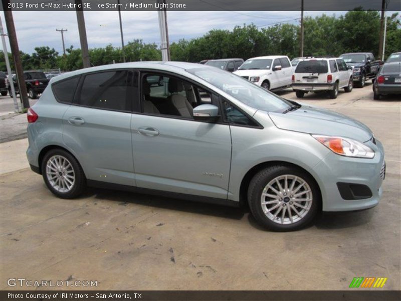 Ice Storm / Medium Light Stone 2013 Ford C-Max Hybrid SE