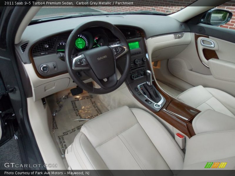 Carbon Grey Metallic / Parchment 2011 Saab 9-5 Turbo4 Premium Sedan