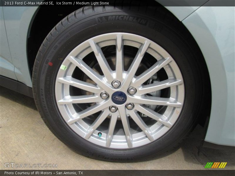Ice Storm / Medium Light Stone 2013 Ford C-Max Hybrid SE