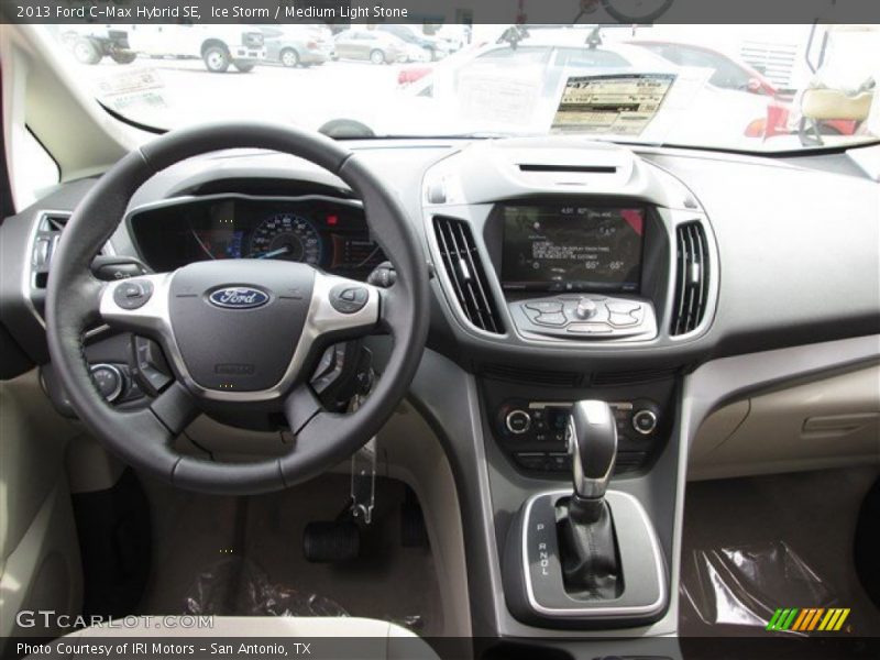 Ice Storm / Medium Light Stone 2013 Ford C-Max Hybrid SE