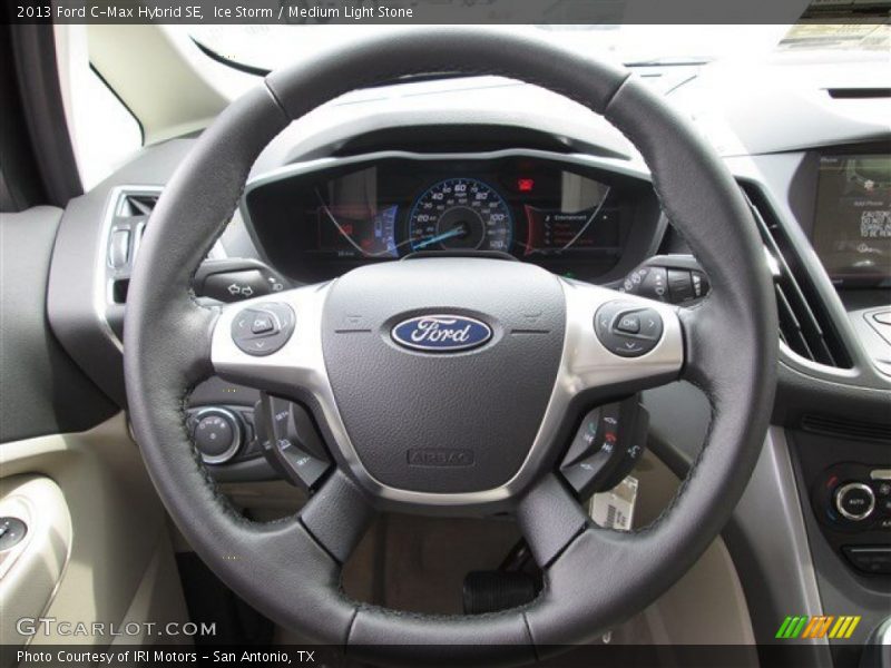 Ice Storm / Medium Light Stone 2013 Ford C-Max Hybrid SE