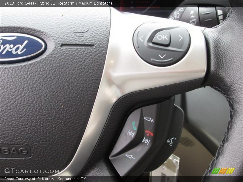 Ice Storm / Medium Light Stone 2013 Ford C-Max Hybrid SE