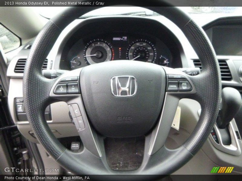 Polished Metal Metallic / Gray 2013 Honda Odyssey EX
