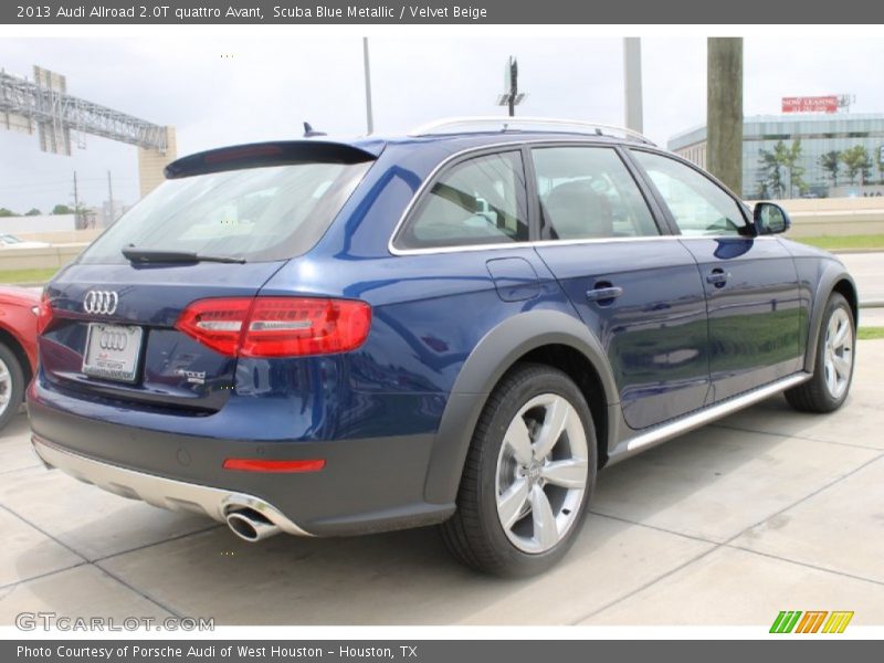 Scuba Blue Metallic / Velvet Beige 2013 Audi Allroad 2.0T quattro Avant