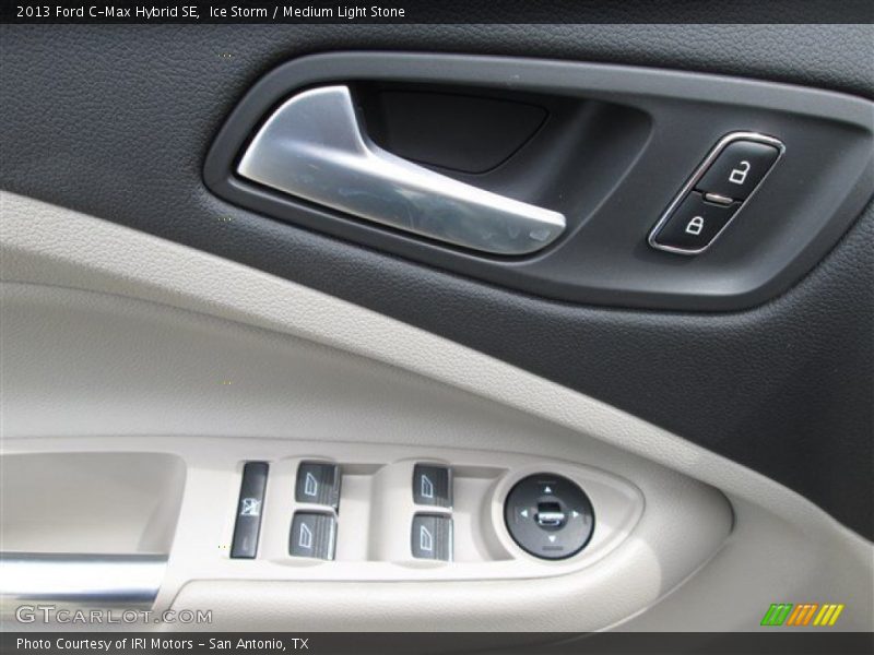 Ice Storm / Medium Light Stone 2013 Ford C-Max Hybrid SE