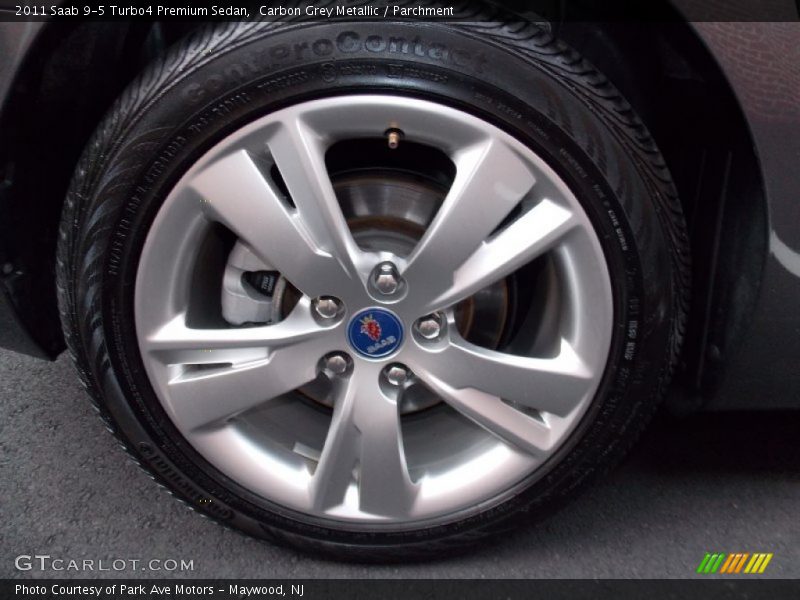 Carbon Grey Metallic / Parchment 2011 Saab 9-5 Turbo4 Premium Sedan