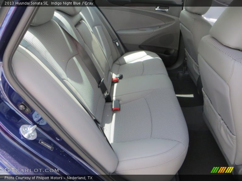 Indigo Night Blue / Gray 2013 Hyundai Sonata SE