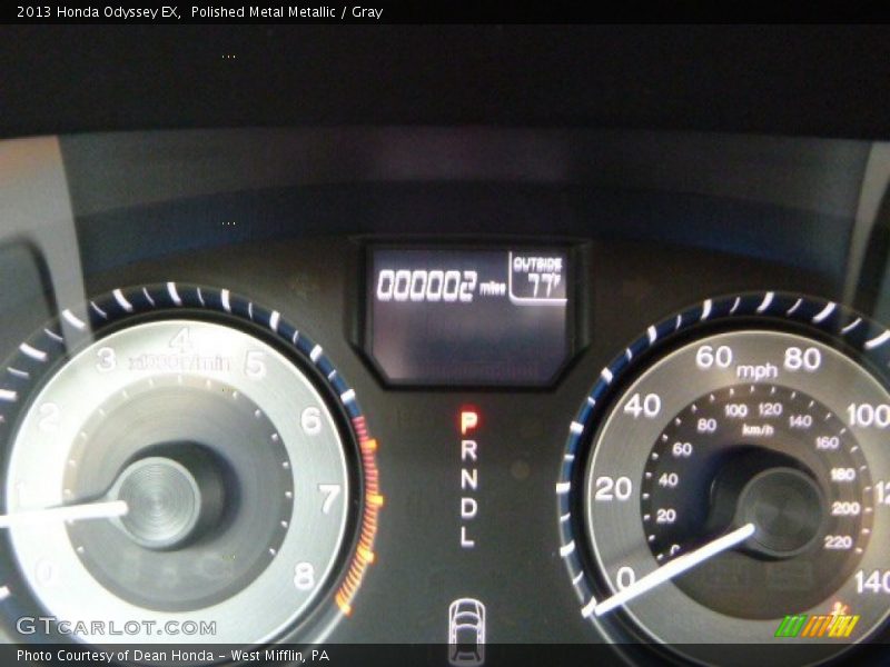 Polished Metal Metallic / Gray 2013 Honda Odyssey EX
