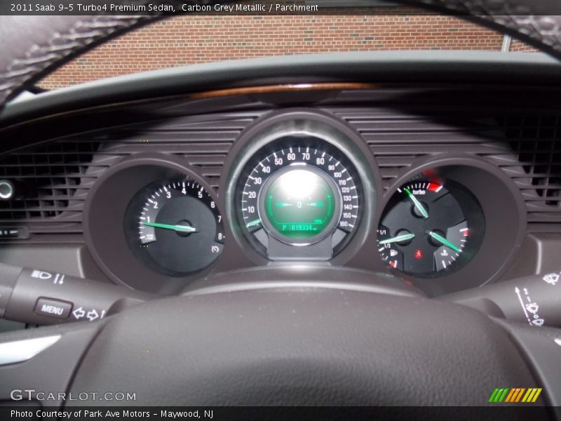 Carbon Grey Metallic / Parchment 2011 Saab 9-5 Turbo4 Premium Sedan
