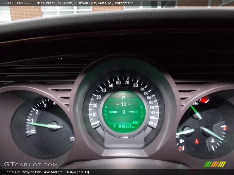 Carbon Grey Metallic / Parchment 2011 Saab 9-5 Turbo4 Premium Sedan