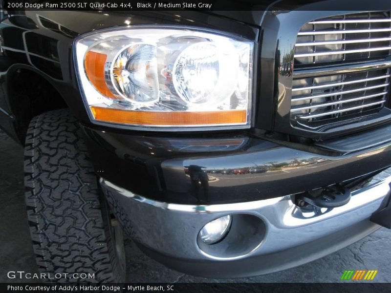 Black / Medium Slate Gray 2006 Dodge Ram 2500 SLT Quad Cab 4x4